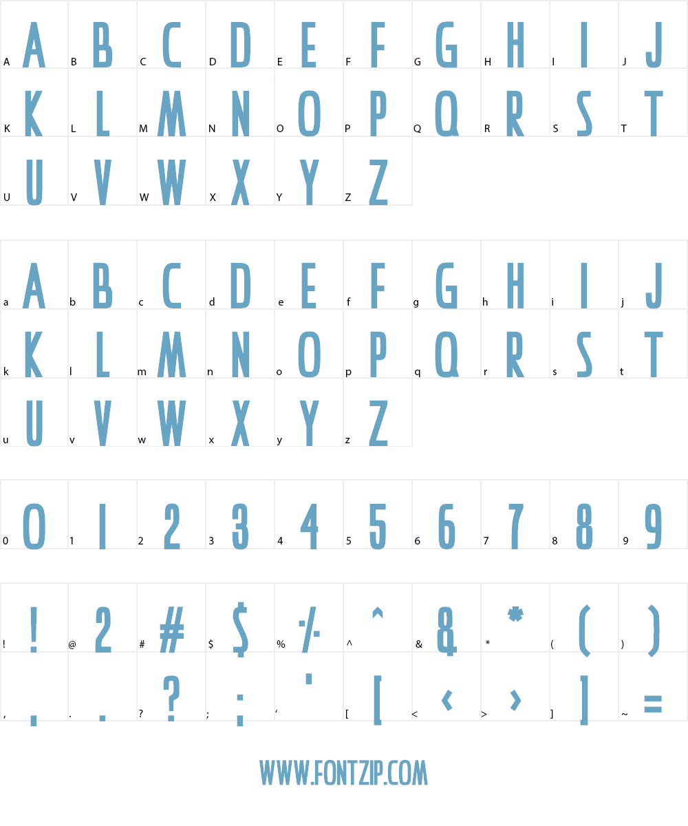 I Am Awake Font Character
